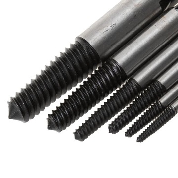 Набор маленьких и больших экстракторов 6 мм в футляре