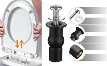 Резиновые дюбеля для сиденья унитаза, ручки, винтового крепления.