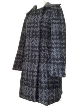 DESIGUAL - piękny -PŁASZCZ- wełna JESIEŃ - 40 (L)-
