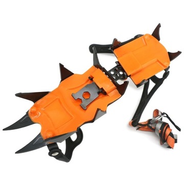 КОРЗИНА КОШКИ 12 РЕГУЛИРУЕМЫХ ЗУБЦИЙ ШИПЫ ДЛЯ ОБУВИ 36-47 Кошки для скалолазания