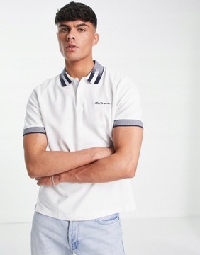 BEN SHERMAN KOSZULKA POLO Z KRÓTKIM RĘKAWEM L