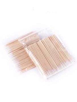 ПРЕЦИЗИОННЫЕ КОСМЕТИЧЕСКИЕ АППЛИКАТОРЫ - ДЕРЕВЯННЫЕ ВАТНЫЕ ПАЛОЧКИ 100 ШТ.