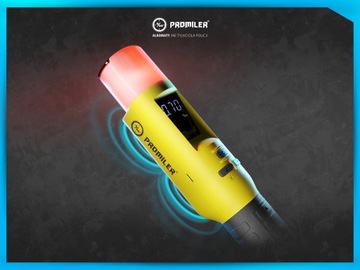 Алкотестер PROMILER iBlow Police, оригинальный безротовый + КАЛИБРОВКА 12MSC