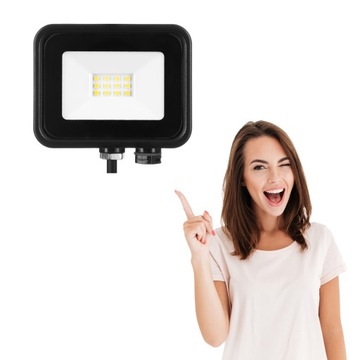 Naświetlacz LED SOLIS 10W 800lm B. neutralna Lampa