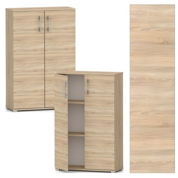 ШКАФ 110 СМ КНИЖНЫЙ ШКАФ КОМОДЫ SONOMA DOORS