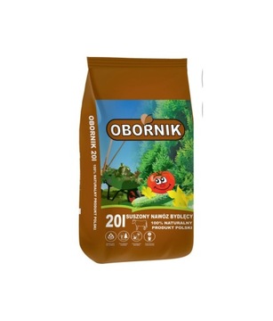 Nawóz wieloskładnikowy Biovita NAWÓZ BYDLĘCY OBORNIK SUSZONY NATURALNY 20L