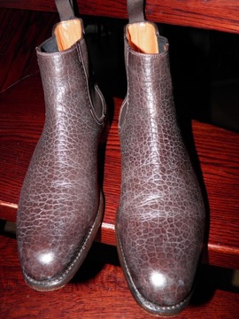 SANTONI EXTRA МУЖСКИЕ БОТИНКИ / Ботинки Челси размер 42