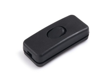 WŁĄCZNIK KOŁYSKOWY NA PRZEWÓD ZATRZASKOWY CZARNY