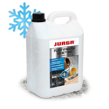 Plastyfikator BETONMIX ZIMOWY do BETONU na mróz -8°C JURGA 5L