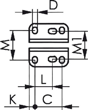 Быстрозажимной зажим, вертикальный, размер 6800 1 AMF