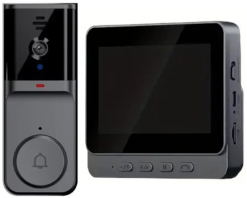 Беспроводной видеодомофон, водонепроницаемый HD с монитором