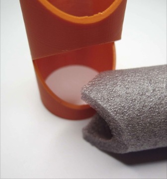 Шаблон для резки изоляции трубы 46мм, инструмент, режущее приспособление