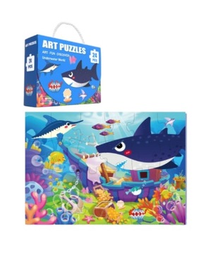 Puzzle UKŁADANKA 24 elementy Podwodna przygoda