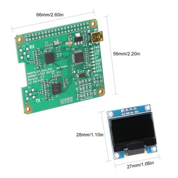 MMDVM Duplex Hotspot Board z OLED Display Wsparcie DMR P25 D Moduł OU