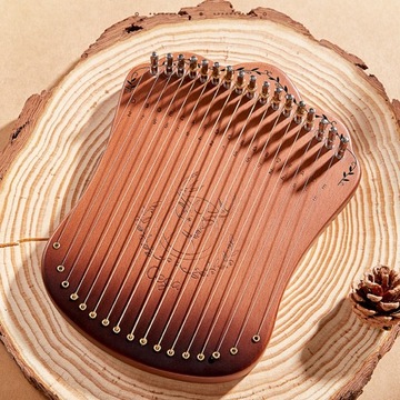 17-струнная арфа-лира портативная из массива бука