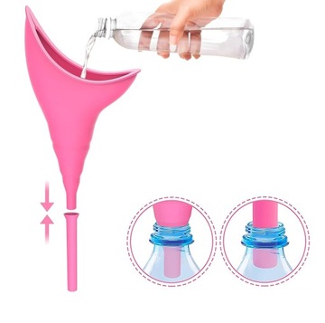 ТУАЛЕТ ВЕСЕЛЫЙ, ЖЕНСКИЙ СИЛИКОНОВЫЙ писсуар, КЕМПИНГ