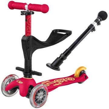 Самокат Mini Micro Deluxe Plus Ruby Red