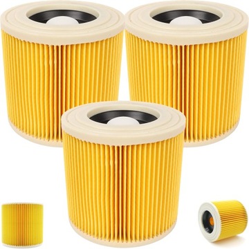 3x FILTR DO ODKURZACZA KARCHER WD3 WD2 WD 3 NT SE