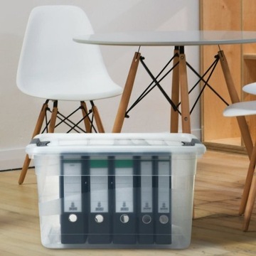 КОНТЕЙНЕР 12л BOX коробка с крышкой 39x29x17 Crystalbox