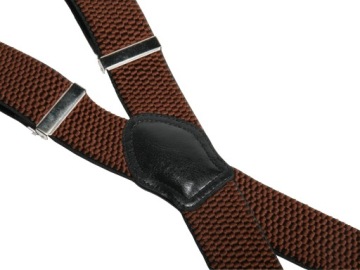 РЕМНЯ МУЖСКАЯ ДВОЙНАЯ - КОРИЧНЕВАЯ 4 СМ