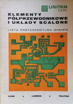Unitra Elementy półprzewodnikowe i układy scalone 1978/79