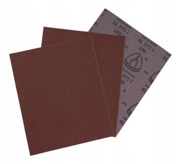 Płótno ścierne gr. 320 arkusze 3szt. KLINGSPOR