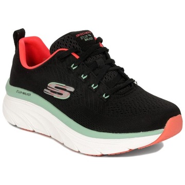 Damskie sneakers Skechers D'Lux Walker - Fresh Finesse 149368-BKMN r.39