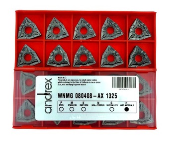 Płytki węglikowe WNMG 080408 AX 1325 MATERIAŁY HARTOWANE