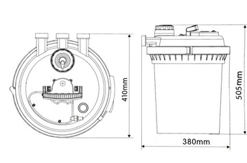 ФИЛЬТР напорный CPF-250 САМООЧИЩАЮЩИЙСЯ UV-C 10м3