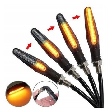 Dynamiczne Pływające Kierunkowskazy 12 LED 2szt