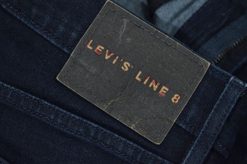 LEVIS Line 8 Spodnie Jeansy Damskie Slim W30 L32