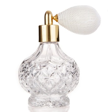 FLAKON SZKLANY NA PERFUMY Z POMPKĄ - 85 ML! GRATIS TESTER!