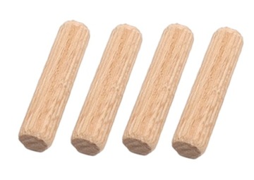 Kołek drewniany meblowy fi 8 x 30 mm kołki montażowe dyble