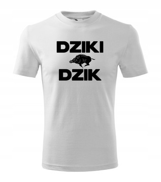 KOSZULKA T-SHIRT zabawna śmieszna DZIKI DZIK męska