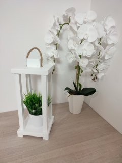 Lampion drewniany 39 cm