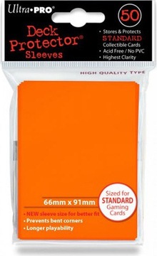 ULTRA-PRO Deck Protector - Solid Orange (Pomarańcz