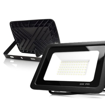 HALOGEN LAMPA REFLEKTOR IP65 50W NAŚWIETLACZ LED