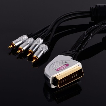 ЕВРО/4 RCA КАБЕЛЬ 1,5 М