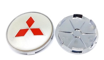 MITSUBISHI Zaślepki Felg Dekielek Kapsl 60mm 4 szt