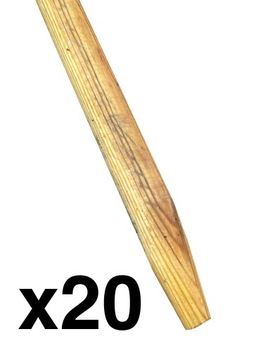Palisada drewniana 100 cm Palik Drzewek Pomidorów Papryki Roślin 20 SZTUK