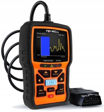 УНИВЕРСАЛЬНЫЙ ДИАГНОСТИЧЕСКИЙ ТЕСТЕР ДЛЯ OBD 2 АВТОМОБИЛЕЙ FOXWELL NT301