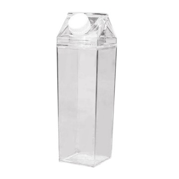 Karton na mleko Butelka na wodę 500ml Przezroczyste pojemniki Ślubne Wyjątkowe Mleko