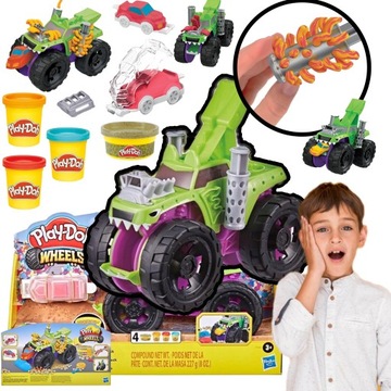 PLAY DOH SAMOCHODZIK MONSTER TRUCK CIASTOLINA XXL