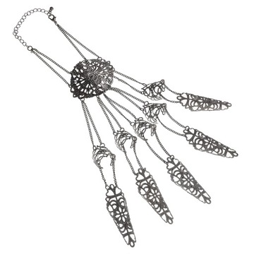 Gotycki łańcuszek ręczny Goth biżuteria ręczn