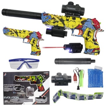 KARABIN PISTOLET MP AUTOMAT BEZPIECZNY DEAGLE KULKI ŻELOWE CS CS2 CS GO