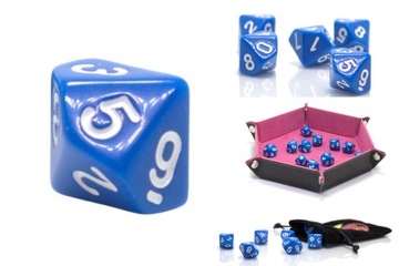 KOSTKA RPG KOŚĆ DZIESIĘCIOŚCIENNA K10 NIEBIESKA