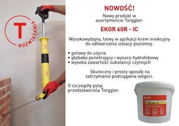 Torggler EKOR 60R-IC Krem do iniekcji murów 5L iniekcja