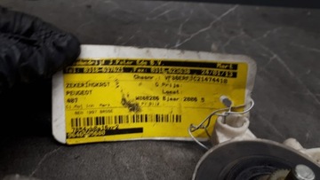 0130822201 MOTOREK LEVÝ ZADNÍ PEUGEOT 407 6PIN