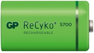 GP Recyko+ Новая серия R20/D 5700 мАч, сеть, 1,2 В, Ni-MH