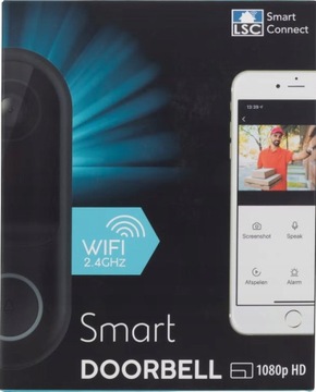 УМНЫЙ ДВЕРНОЙ ЗВОНОК 1080P HD ВИДЕОДОМОНТЕЛ WIFI ПРИЛОЖЕНИЕ IP54